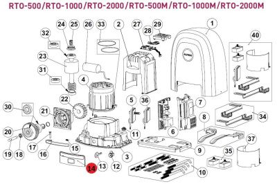 ALUTECH RTO.14-F: Крышка разблокировки фотография