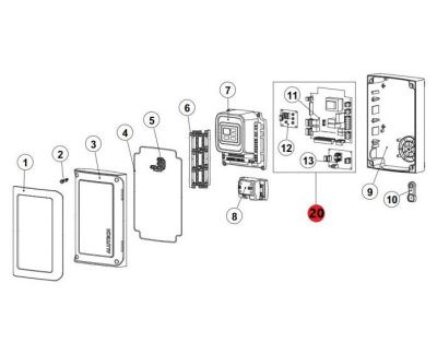 ALUTECH CUAM.20-C: Комплект плат для блока управления приводом распашных ворот CU-AM фотография