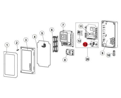 ALUTECH CUTR230.13-A: Плата фильтра 230 V для блоков управления CU-AM и CU-TR230 фотография